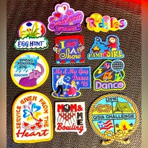 Girl Scouts Patch Lot Of 11 No Duplicate Patches Iron On